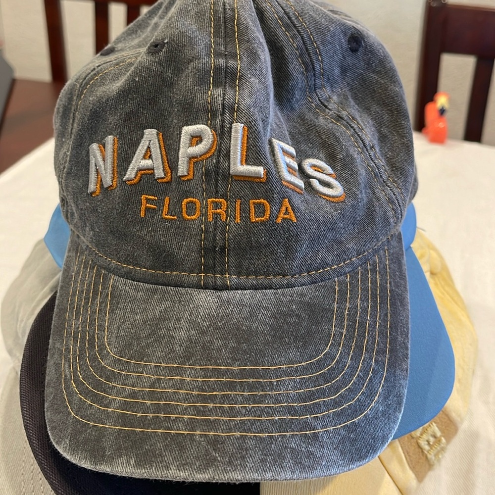 Naples Florida Cap Hat Adjustable Baseball